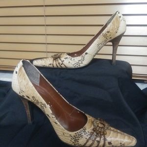 Enzo Brunatti Pumps  // Size 7 // 3 Inch Heel